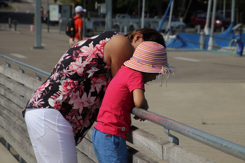 la garde d'enfants